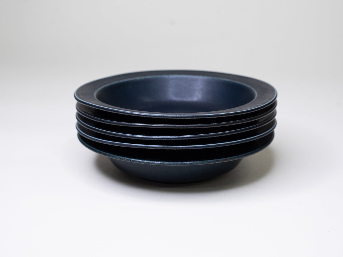 Arabia ‘Korpi’ Deep Plates by Göran Bäck - Finland, 1970s – Set of 5