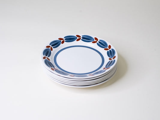 Rare Arabia ‘Botnia’ Side Plates by Olga Osol - Finland 1968 – Set of 6