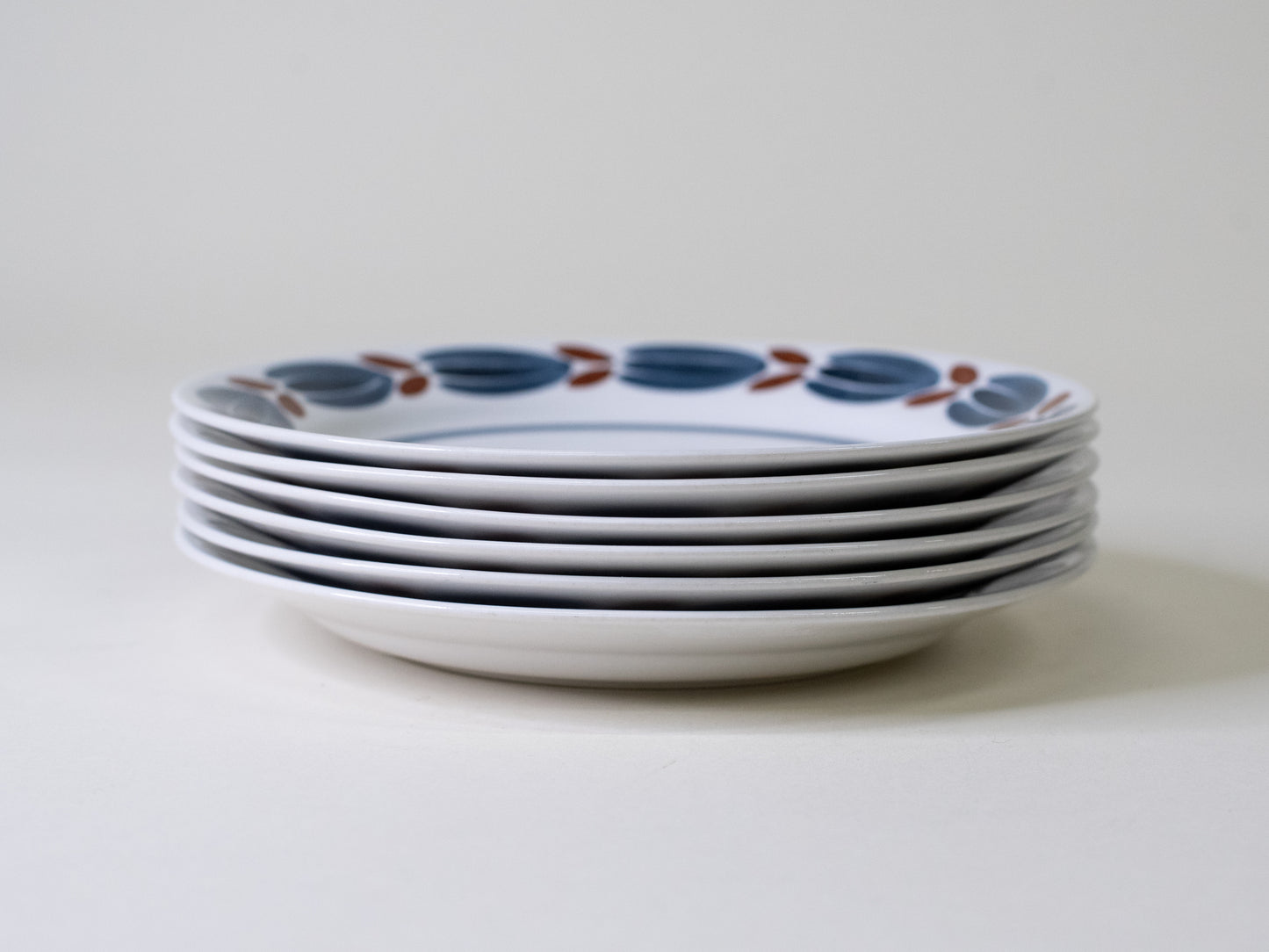 Rare Arabia ‘Botnia’ Side Plates by Olga Osol - Finland 1968 – Set of 6