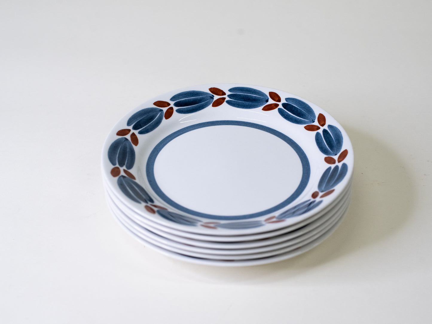 Rare Arabia ‘Botnia’ Side Plates by Olga Osol - Finland 1968 – Set of 6