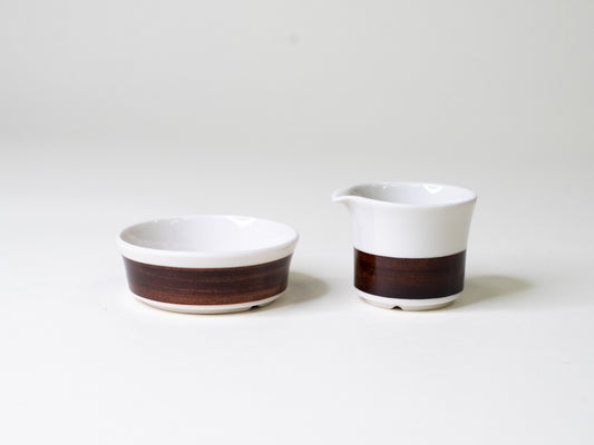 Arabia “Inari” Serving Set by Göran Bäck - Finland, 1970s