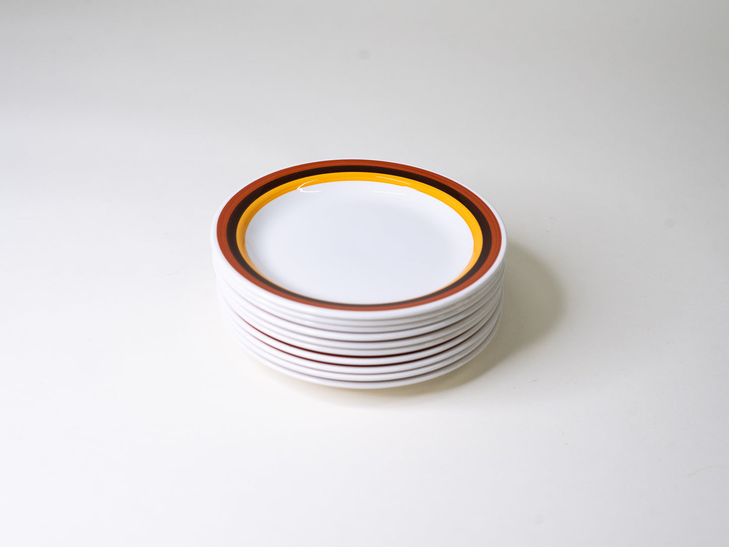 Rörstrand “Fokus” Side Plates by Carl-Harry Stålhane - Sweden, 1970s - Set of 10