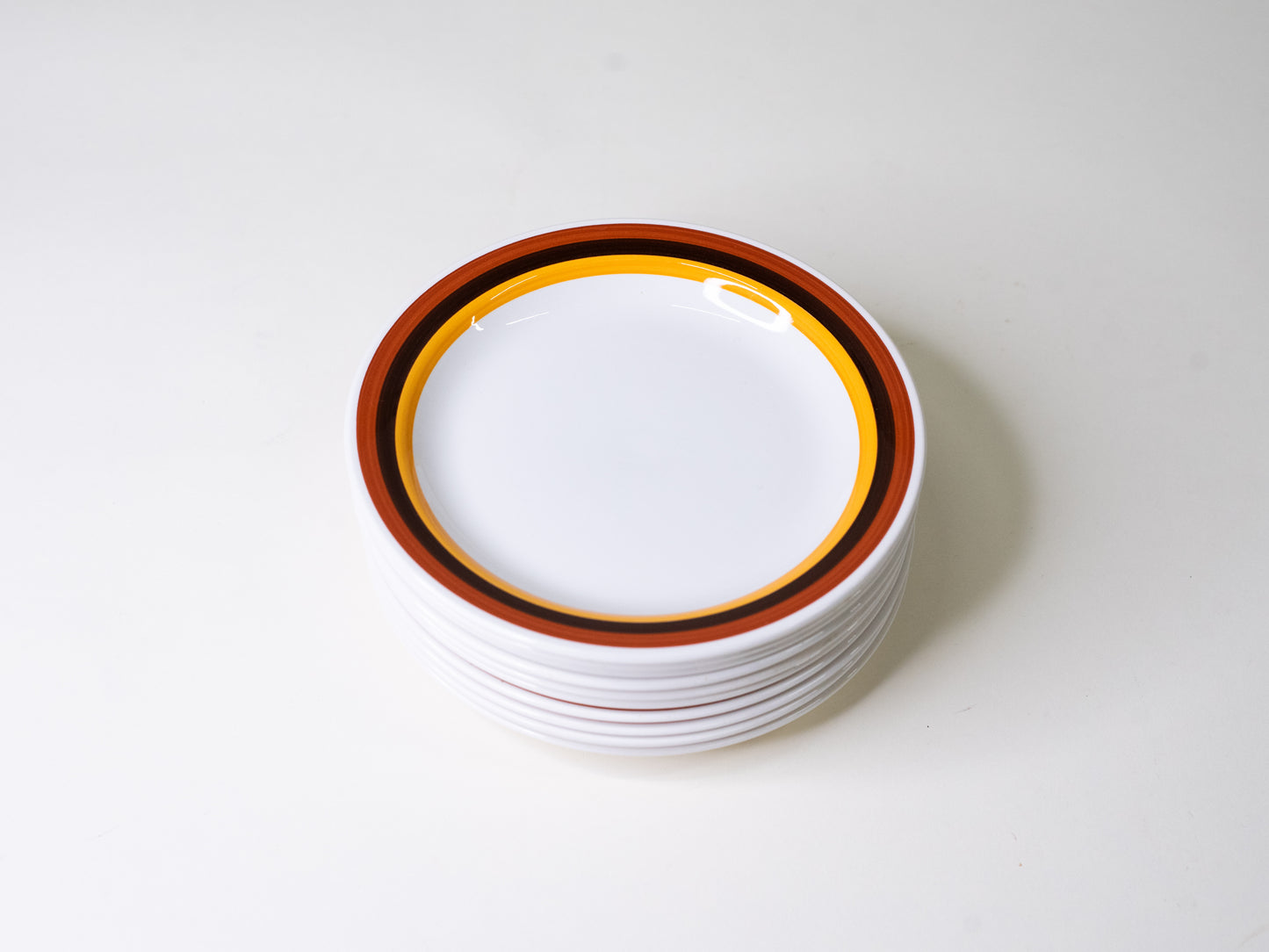 Rörstrand “Fokus” Side Plates by Carl-Harry Stålhane - Sweden, 1970s - Set of 10