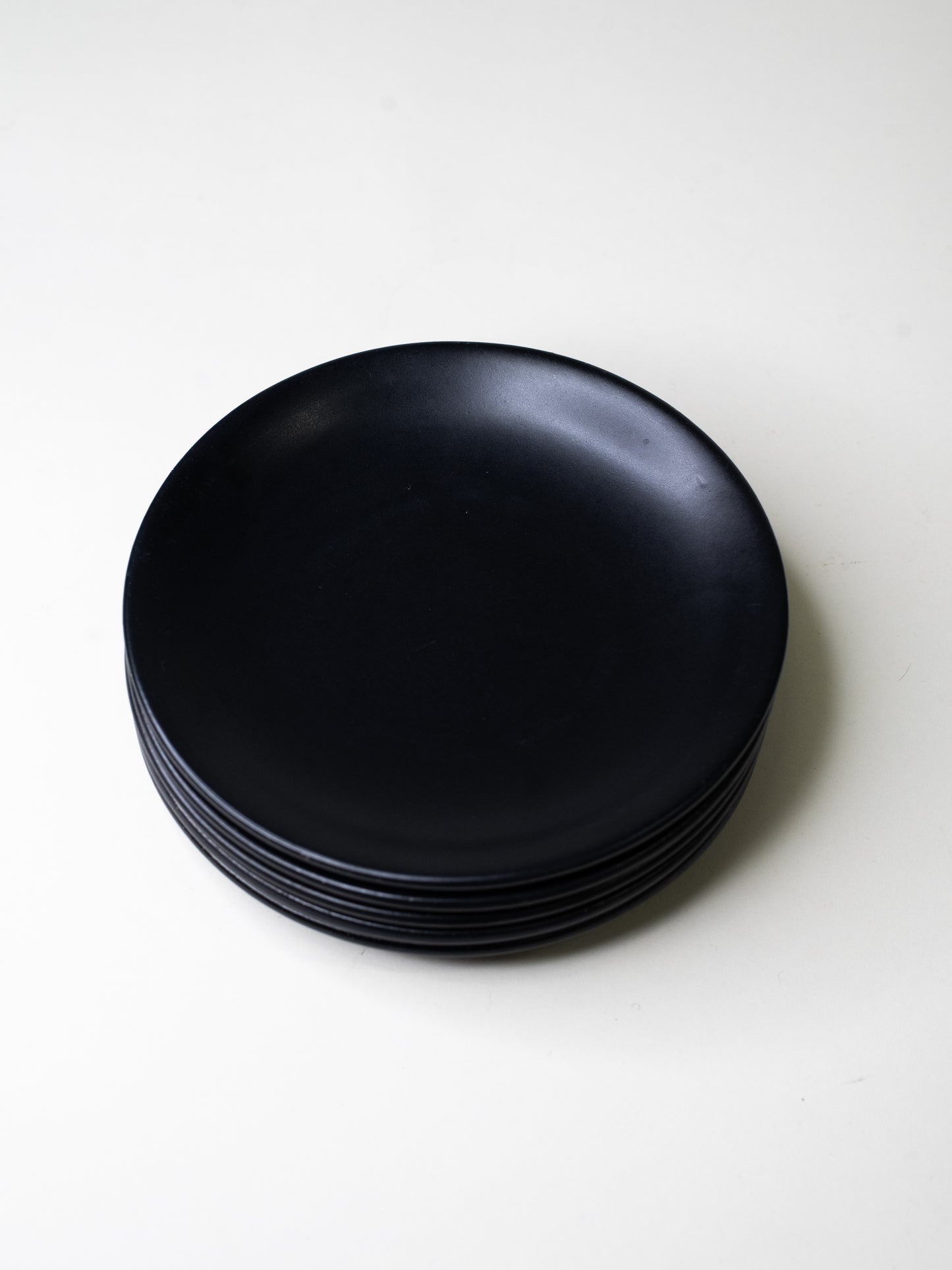 Black Vintage Side Plates by Kupittaan Savi - Finland, Mid-Century – Set of 5