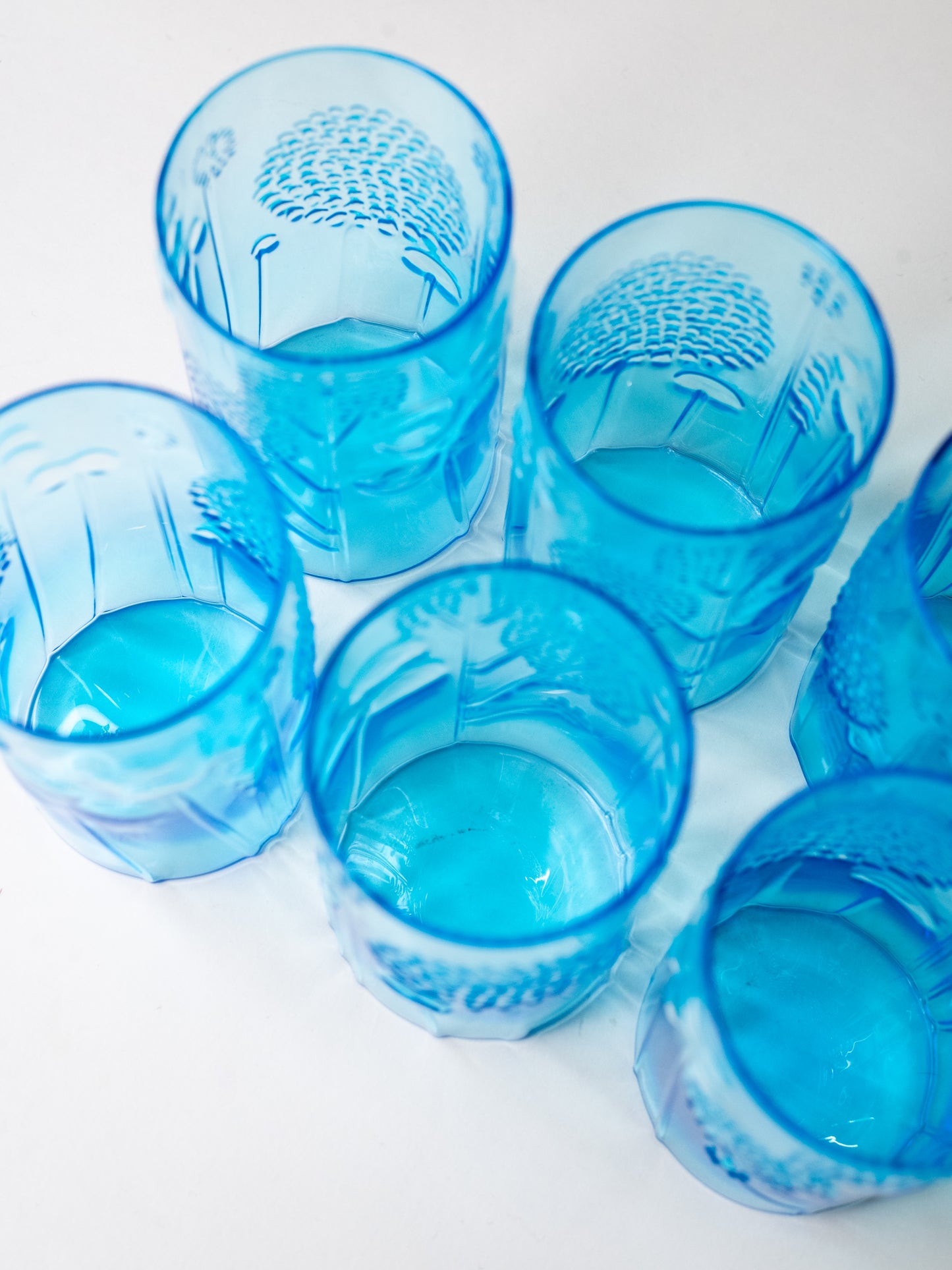 Vintage "Flora" Glasses by Oiva Toikka for Nuutajärven Lasi - Set of 6