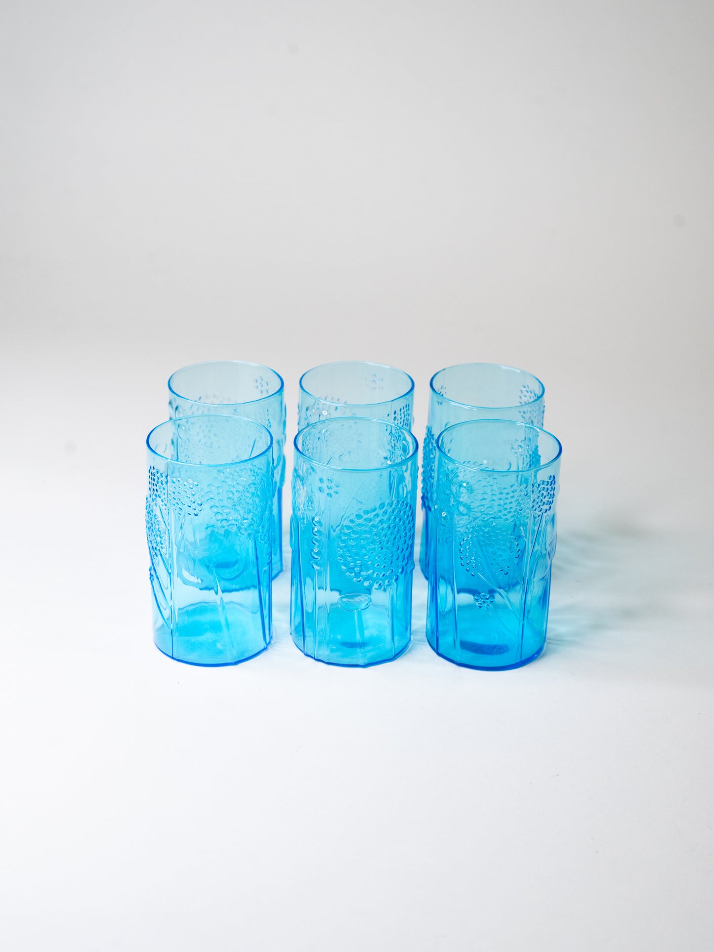 Vintage "Flora" Glasses by Oiva Toikka for Nuutajärven Lasi - Set of 6
