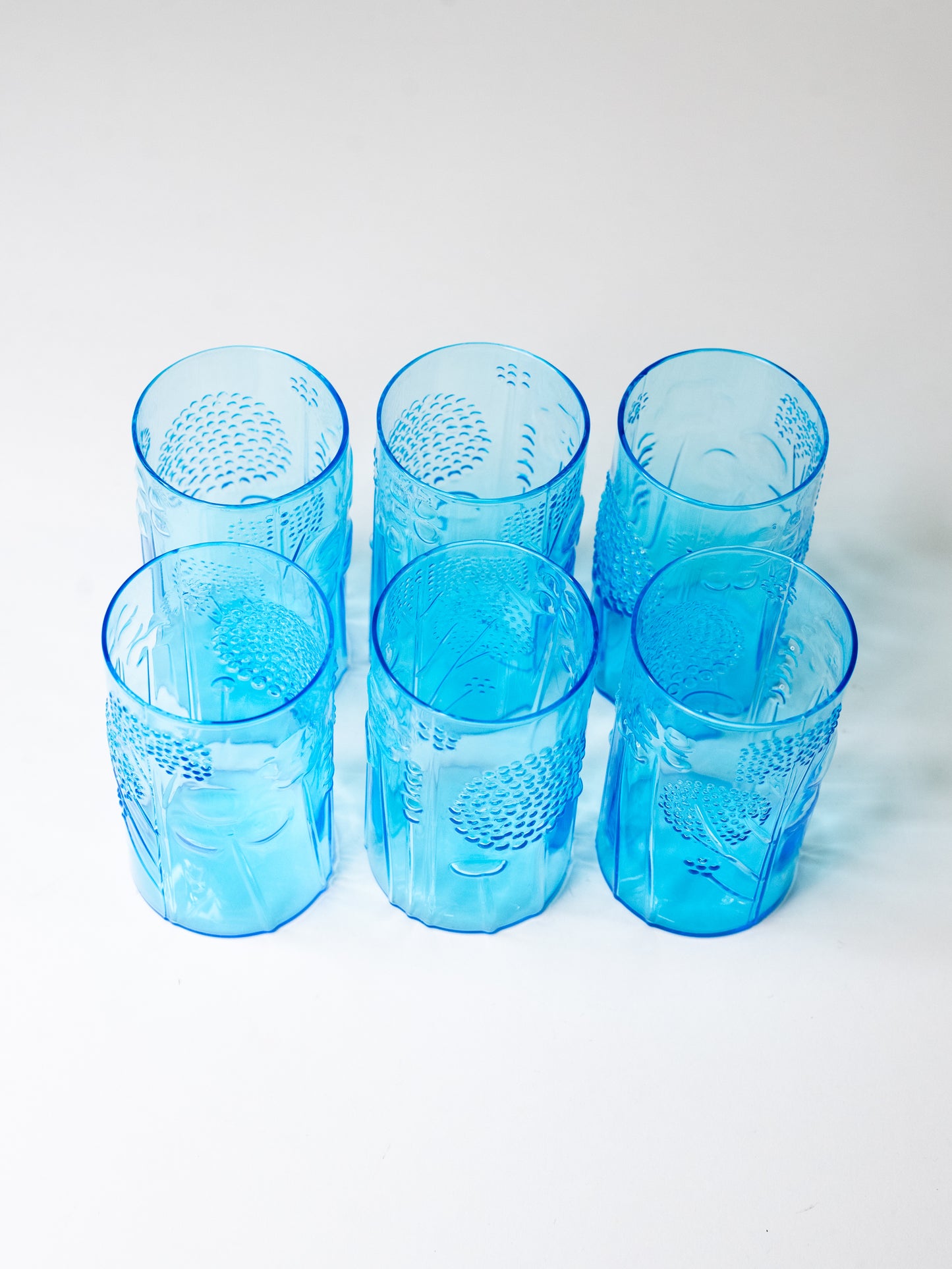 Vintage "Flora" Glasses by Oiva Toikka for Nuutajärven Lasi - Set of 6