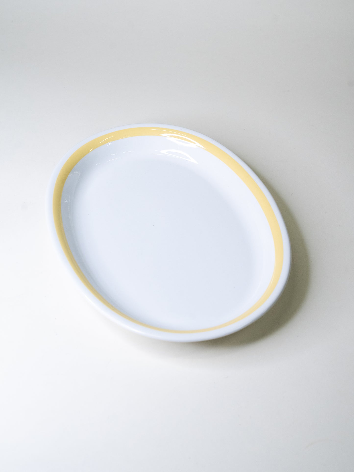 Arabia ‘Keltaraita’ Serving Platter - Finland, 1950s