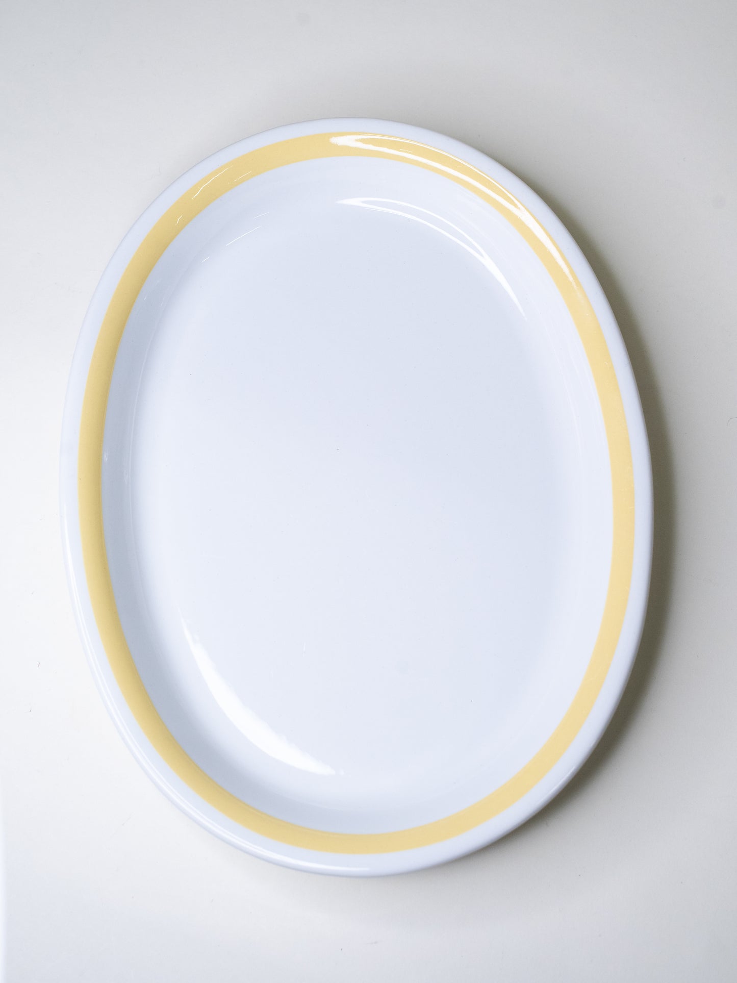 Arabia ‘Keltaraita’ Serving Platter - Finland, 1950s