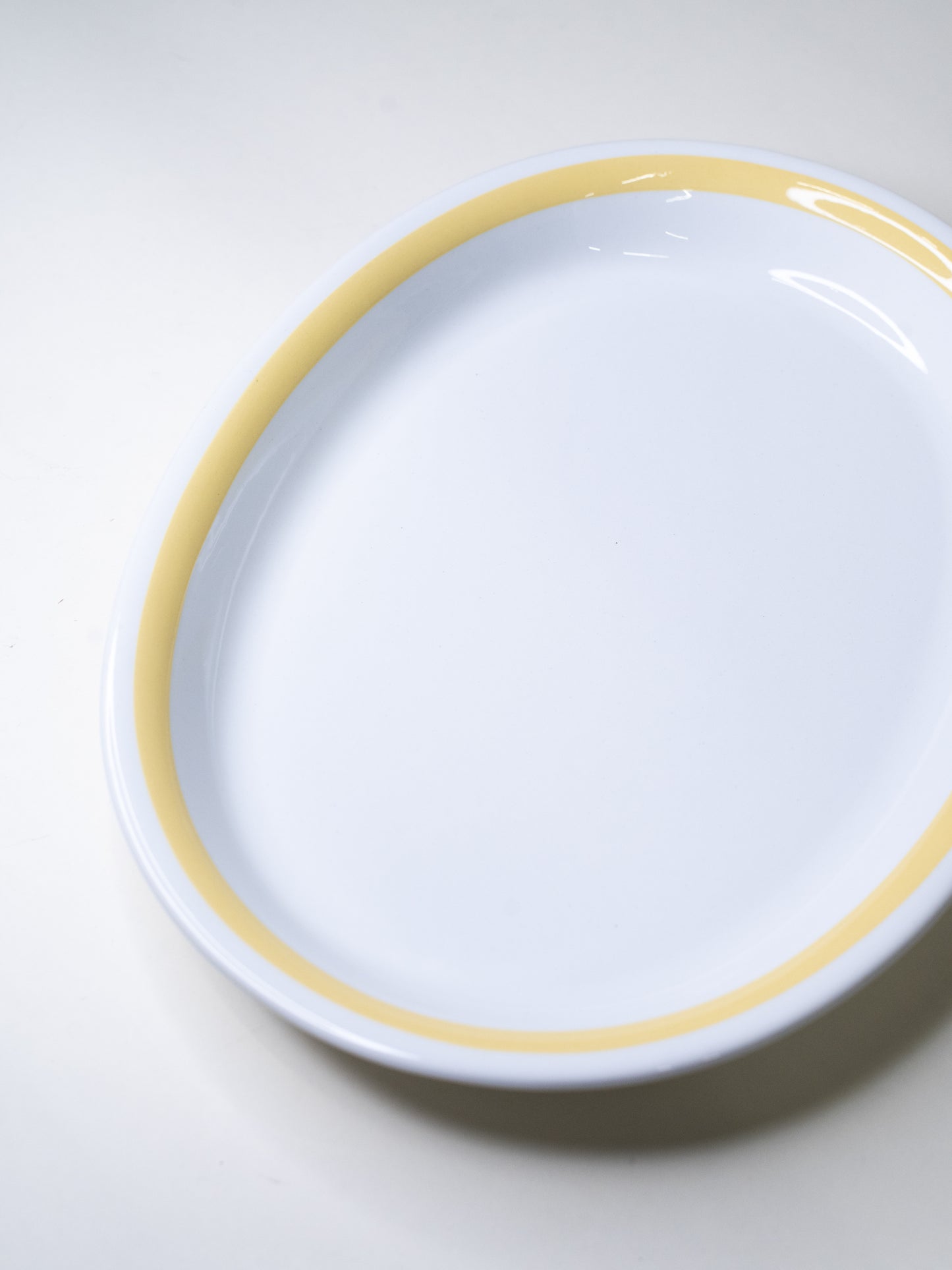 Arabia ‘Keltaraita’ Serving Platter - Finland, 1950s