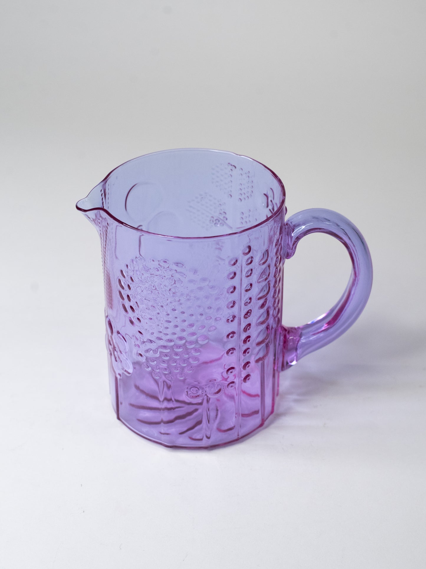 Nuutajärvi 'Flora' Pitcher in Neodymium Glass - Oiva Toikka - Finland, 1960s
